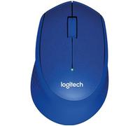 LOGITECH Souris Silencieuse M330 Silent Plus - Sans Fil - Bleue