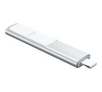 Logitech Spotlight - Télécommande de présentation - 3 boutons - argent Argent G