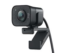 Logitech StreamCam, webcam pour streaming YouTube et Twitch, full HD 1080p 60Fps, connexion USB-C, détection des visages par IA, mise au point automatique, vidéo verticale - Noir
