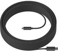 Logitech Strong USB 25m câble USB USB 3.2 Gen 2 (3.1 Gen 2) USB A USB C Graphite