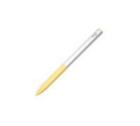 Logitech Stylet 914-000069 Argent/Jaune pour Chromebook, batterie 90h, résistant aux chutes/éclaboussures, 15g, 10.4x151mm, poignée 6.55cm