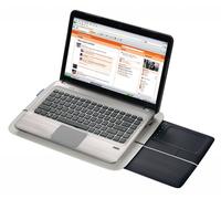 Logitech Support PC portable Touch Lapdesk N600 avec pavé tactile rétractable – Blanc