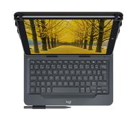 Logitech Universal Folio avec clavier intégré pour les tablettes Apple, Android et Windows 9 à 10 pouces, AZERTY, Français, Toutes marques, iPad Air 2
