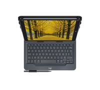Logitech Clavier et étui Universal Folio - Sans fil Bluetooth 3.0 - AZERTY - Noir