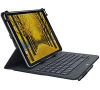 Logitech Universal Folio – Étui clavier universel pour tablette, QWERTY UK, Noir