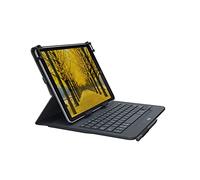 Logitech Universal Folio Etui iPad/Tablette avec Clavier sans Fil Bluetooth, pour Ipad 9-10 Pouces/Tablette Windows, Configuration Facile, Batterie Longue Durée 2 Ans, Clavier AZERTY Français - Noir