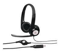 Logitech - USB Headset H390 - Micro-casque - Micro anti-bruit - Commandes audio à portée de main - Noir - 5099206030015