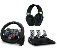Logitech G Volant de course G29 Driving Force avec G435 gratuit noir