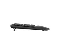 Logitech Wave Keys for Business - Keyboard -2.4 GHz, Bluetooth 5.1 LE - QWERTY - Intl. USA - graphite