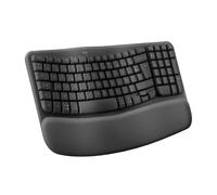 Logitech Wave Keys for Business Clavier sans-fil ergonomique facile à utiliser, conçu pour offrir confort et productivité aux professionnels.