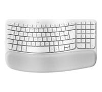 Logitech Wave Keys for Mac clavier maison/bureau Bluetooth QWERTZ Allemand Blanc