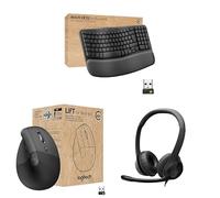 Logitech Wave Keys + Lift + H390