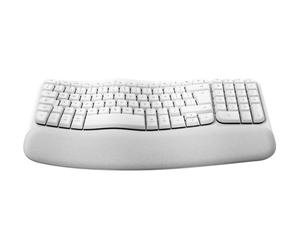 LOGITECH Wave Keys Wireless Ergonomic Keyboard - OFFWHITE (FR)