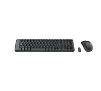 Logitech Wireless Combo MK220 clavier Souris incluse Bureau RF sans fil QWERTY Grec Noir