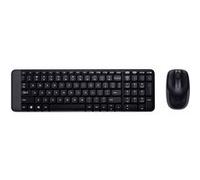 Logitech Ensemble clavier et souris MK220 Sans fil AZERTY Noir