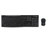 Logitech Wireless Combo MK270 clavier Souris incluse Universel RF sans fil Slovaque Noir