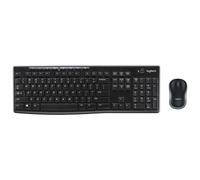 Logitech Wireless Combo MK270 tastiera Mouse incluso USB QWERTY Inglese UK Nero