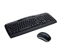 Logitech Wireless Combo MK330 clavier Souris incluse Bureau USB AZERTY Français Noir