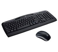 Logitech Wireless Combo MK330 clavier Souris incluse Bureau USB QWERTZ Allemand Noir