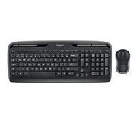 Logitech Wireless Combo MK330 - Ensemble clavier et souris - sans fil - 2.4 GHz - Français - noir