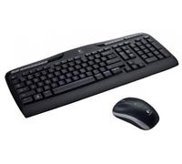 Logitech Wireless Combo MK330 Tastatur Maus enthalten RF Wireless QWERTY Englisch Schwarz