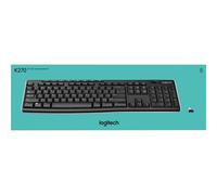 LOGITECH Wireless Keyboard K270 Keyboard wireless 2.4 GHz (UK)
