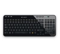 Logitech Wireless Keyboard K360 clavier RF sans fil QWERTY Nordique Noir