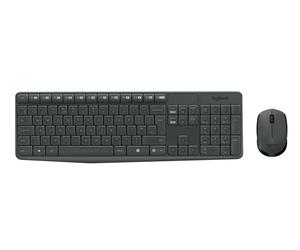 Logitech Wireless Keyboard+Mouse MK235 black retail DE Keyboard Layout