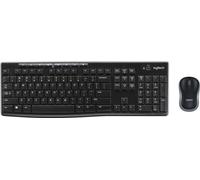 Logitech Wireless Keyboard+Mouse MK270 black + étui en silicone