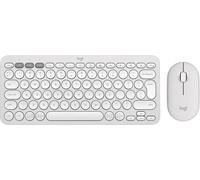 Logitech Wireless Keyboard + Mouse Pebble 2 Combo White