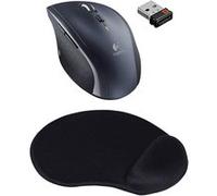 Logitech Wireless Mouse M705 Noir + T'nB Tapis de Souris Ergo-Design noir E