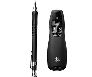 Logitech Wireless Presenter R400 télécommande RF Noir