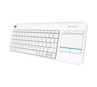 Logitech Wireless Touch Keyboard K400 Plus Clavier sans fil 2.4 GHz US International blanc
