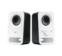 Logitech Haut-parleurs stéréo Z150 pour PC Blanc neige C