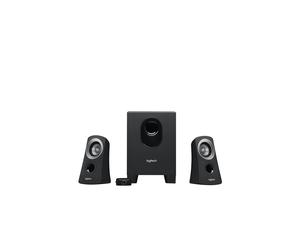 Logitech Z313 - Système Audio 2.1 PC - 25W RMS, 50W PMPO, Subwoofer 15W, Satellites 5W, 48-20000Hz, Jack 3.5mm, Télécommande filaire, Compatible Windows/macOS