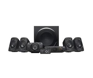 Logitech Z906 Système Haut Parleur PC Son Surround Home Cinéma 5.1 | Certifié THX, Dolby & DTS, 1000W, Entrées Multiples, Télécommande, Prise EU, PC/PS4/Xbox/TV