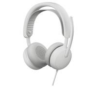 Logitech Casque anti-bruit Zone Wired 2 – ANC hybride adaptative, USB-C + adaptateur USB-A – Blanc