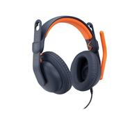 Logitech Zone Learn Wired Over-Ear Headset for Learners, USB-C - Écouteurs avec micro - circum-aural - remplacement - filaire - USB-C