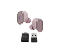 Zone True Wireless - Ecouteurs sans fil avec micro - intra-auriculaire - Bluetooth - Suppresseur de bruit actif - rose