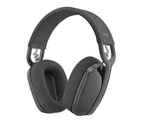Logitech Zone Vibe 125 Wireless Headphones with Noise Cancelling Microphone, Bluetooth, USB-A Receiver, Works with Zoom, Google Voice, Google Meet, Mac/PC - Grey