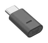 LOGITECH Zone Vibe Wireless Headset full size Bluetooth wireless USB-C via Bluetooth adapter graphite Certified for Microsoft Teams