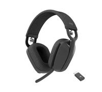Logitech Micro-casque Zone Vibe Wireless UC - Bluetooth, USB-A/USB-C, micro anti-parasite - Graphite