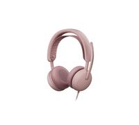 Logitech Zone Wired 2 Casque professionnel pour Microsoft Teams, couleur : rose clair