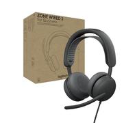 Logitech Casque sur-oreille Zone Wired 2 filaire – Réduction active du bruit, certifié UC – Graphite