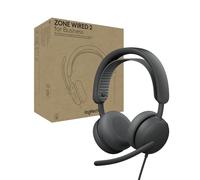 Logitech Casque filaire 981-001615 Graphite – Connectivité USB, compatible Windows et macOS