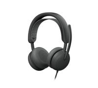 Logitech Zone Wired 2 for Business - Casque supra-auriculaire - Filaire - Réduction active du bruit - Graphite - Certifié pour Microsoft Teams