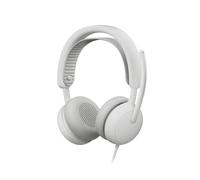 Logitech Casque Zone Wired 2 for Business – Filaire USB-C/USB-A, Micro perche anti-bruit – Blanc