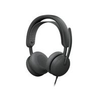 Logitech Zone Wired 2 Graphite Teams Casque filaire USB-C pour Microsoft Teams avec ANC hybride adaptative, double micro IA et certification premium
