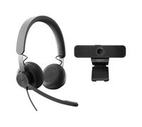 Logitech Zone Wired Headset + C925e Webcam Accessoires informatiques Noir(e) Original 991-000338