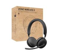 Logitech Casque Zone Wireless 2 – ANC hybride, Bluetooth, USB-C/USB-A, Fast Pair – Graphite